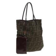 Pre-owned Wool fendi-bags Fendi Vintage , Brown , Dames