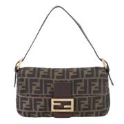 Pre-owned Canvas fendi-bags Fendi Vintage , Brown , Dames