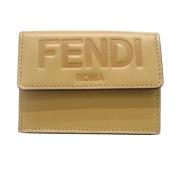 Pre-owned Leather wallets Fendi Vintage , Brown , Dames