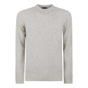 Klassieke Girocollo Sweaters Drumohr , Gray , Heren