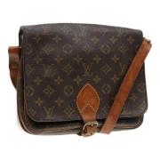 Pre-owned Canvas louis-vuitton-bags Louis Vuitton Vintage , Brown , Da...