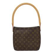 Pre-owned Canvas handbags Louis Vuitton Vintage , Brown , Dames