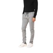 Extra Slim Fit Wol Chino Jogger Broek Mason's , Gray , Heren