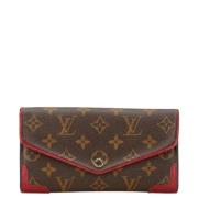 Pre-owned Canvas wallets Louis Vuitton Vintage , Brown , Dames