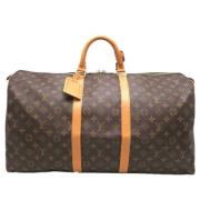 Pre-owned Canvas handbags Louis Vuitton Vintage , Brown , Dames