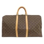 Pre-owned Canvas handbags Louis Vuitton Vintage , Brown , Dames