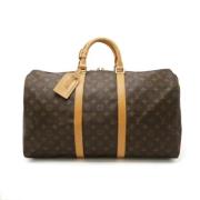 Pre-owned Canvas handbags Louis Vuitton Vintage , Brown , Dames