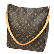 Pre-owned Canvas handbags Louis Vuitton Vintage , Brown , Dames