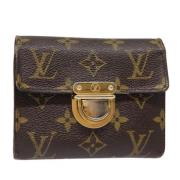 Pre-owned Canvas wallets Louis Vuitton Vintage , Brown , Dames