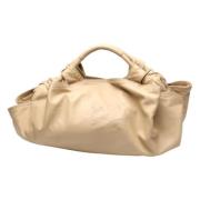 Pre-owned Leather handbags Loewe Pre-owned , Beige , Dames