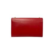 Pre-owned Leather shoulder-bags Yves Saint Laurent Vintage , Red , Dam...