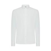 Witte Oxford Open Shirt RRD , White , Heren