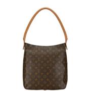 Pre-owned Canvas handbags Louis Vuitton Vintage , Brown , Dames