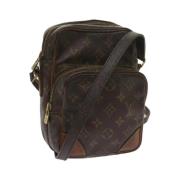 Pre-owned Canvas louis-vuitton-bags Louis Vuitton Vintage , Brown , Da...