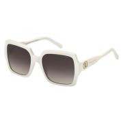 Ivory/Brown Shaded Zonnebril Marc Jacobs , Brown , Dames