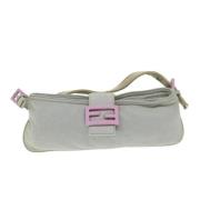 Pre-owned Cotton fendi-bags Fendi Vintage , Gray , Dames