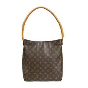 Pre-owned Canvas handbags Louis Vuitton Vintage , Brown , Dames