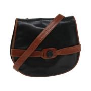 Pre-owned Leather shoulder-bags Valentino Vintage , Black , Dames