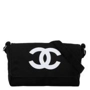 Pre-owned Fabric crossbody-bags Chanel Vintage , Black , Dames