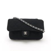 Pre-owned Canvas chanel-bags Chanel Vintage , Black , Dames