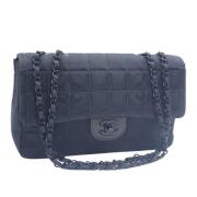 Pre-owned Fabric chanel-bags Chanel Vintage , Blue , Dames