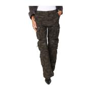 Cargo broek met camouflage print Mason's , Multicolor , Dames