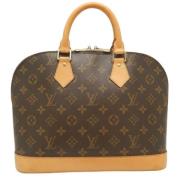 Pre-owned Canvas handbags Louis Vuitton Vintage , Brown , Dames