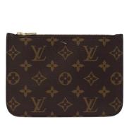 Pre-owned Canvas pouches Louis Vuitton Vintage , Brown , Dames