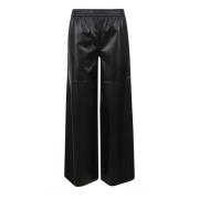 Zwarte Broek Stijlvol Via Masini 80 , Black , Dames