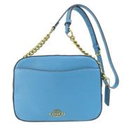 Pre-owned Leather shoulder-bags Coach Pre-owned , Blue , Dames