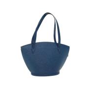 Pre-owned Leather louis-vuitton-bags Louis Vuitton Vintage , Blue , Da...