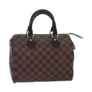 Pre-owned Canvas handbags Louis Vuitton Vintage , Brown , Dames