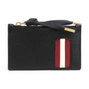 Pre-owned Leather wallets Bally Pre-owned , Black , Dames