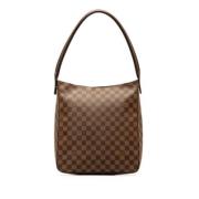 Pre-owned Canvas handbags Louis Vuitton Vintage , Brown , Dames