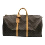 Pre-owned Canvas handbags Louis Vuitton Vintage , Brown , Dames