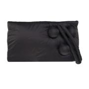 Gouden Floriana Clutch Tas Rits Sluiting La Milanesa , Black , Dames