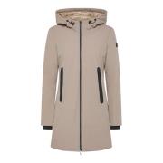 Winter Jackets Peuterey , Beige , Dames