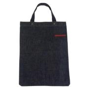 Pre-owned Denim totes Prada Vintage , Blue , Dames