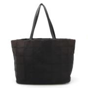 Pre-owned Canvas totes Chanel Vintage , Black , Dames