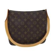 Pre-owned Canvas handbags Louis Vuitton Vintage , Brown , Dames