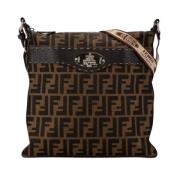 Pre-owned Canvas fendi-bags Fendi Vintage , Brown , Dames