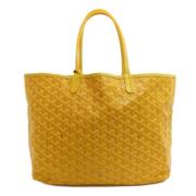 Pre-owned Fabric handbags Goyard Vintage , Yellow , Dames