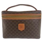 Pre-owned Canvas handbags Celine Vintage , Brown , Dames