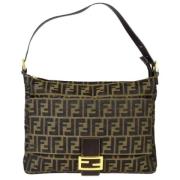 Pre-owned Canvas fendi-bags Fendi Vintage , Brown , Dames