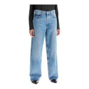 Vintage Wide Leg Baggy Jeans Agolde , Blue , Dames