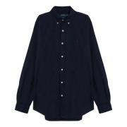 Lange Mouw Shirt Ralph Lauren , Blue , Heren