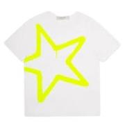 Casual Katoenen T-shirt Golden Goose , White , Heren