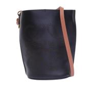 Pre-owned Leather shoulder-bags Loewe Pre-owned , Black , Dames