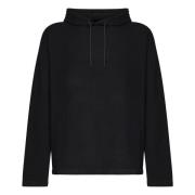 Zwarte Katoenen Hoodie Hevo , Black , Heren