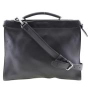 Pre-owned Leather fendi-bags Fendi Vintage , Black , Dames